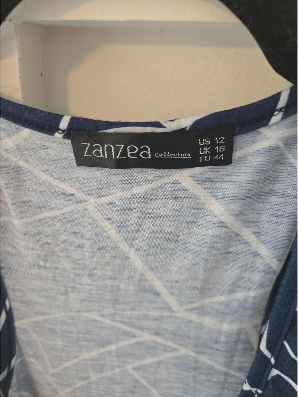 Zanzea Geometric Abstract Print Sleeveless Maxi Dress Size 12 - Picture 2 of 5